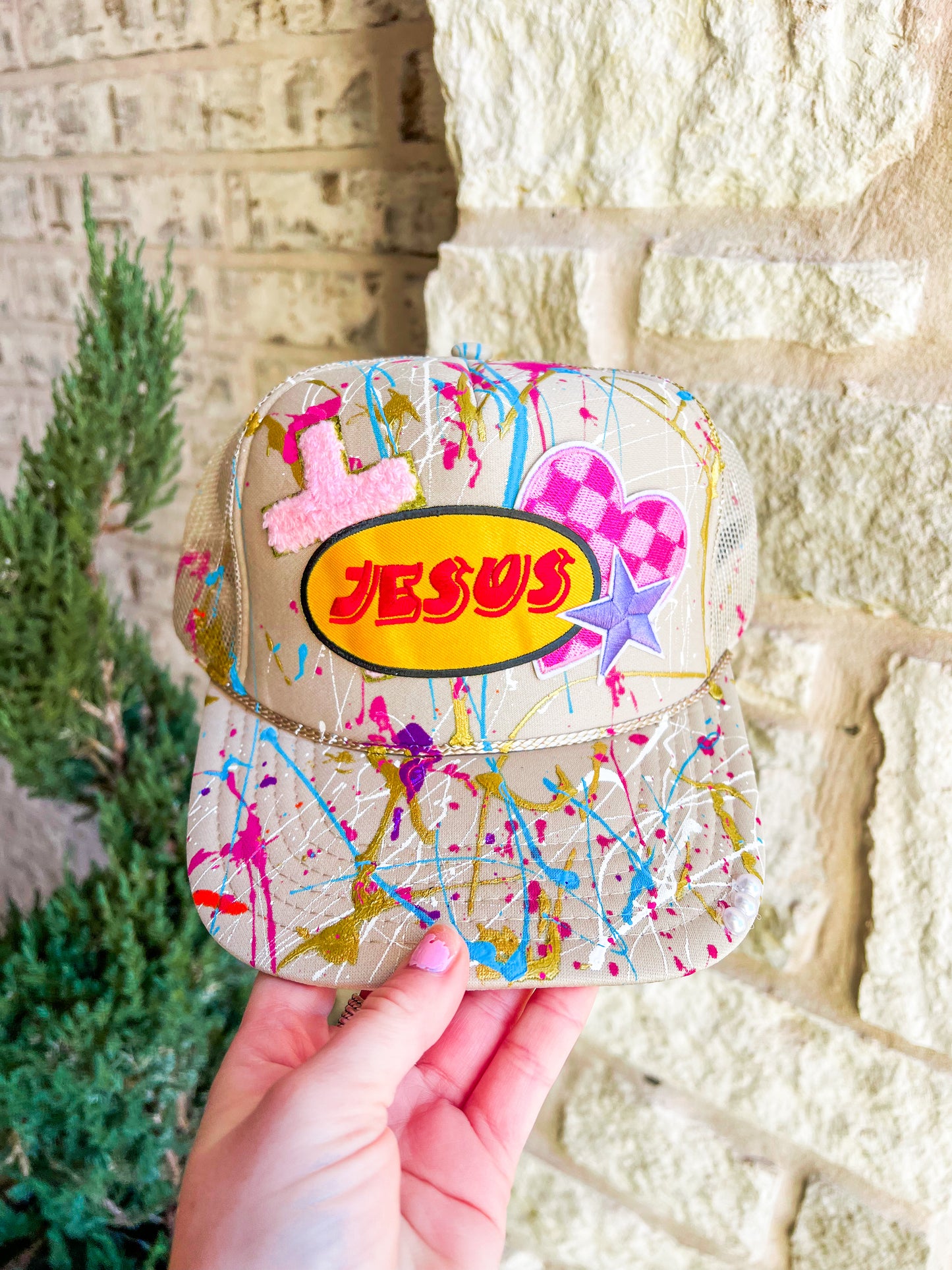 JESUS Trucker- Khaki