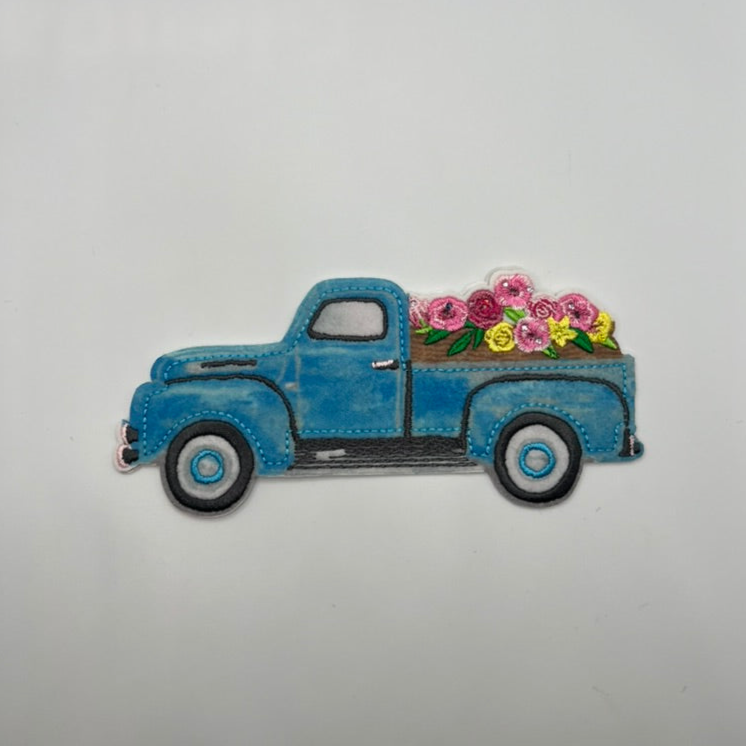 Blue Pick Up Truck