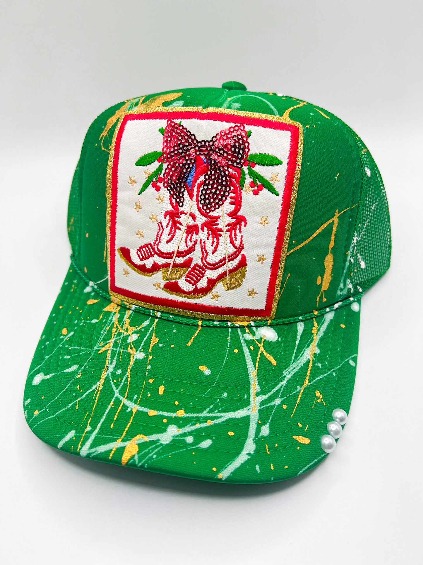 Christmas Boots and Bows