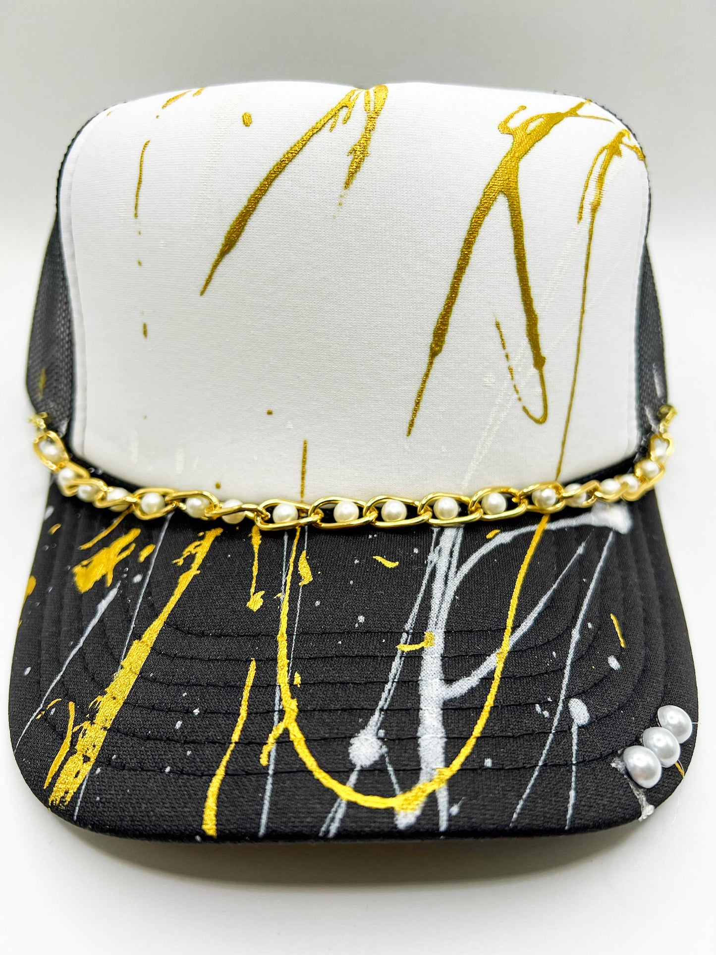 Pearls and Gold Chain