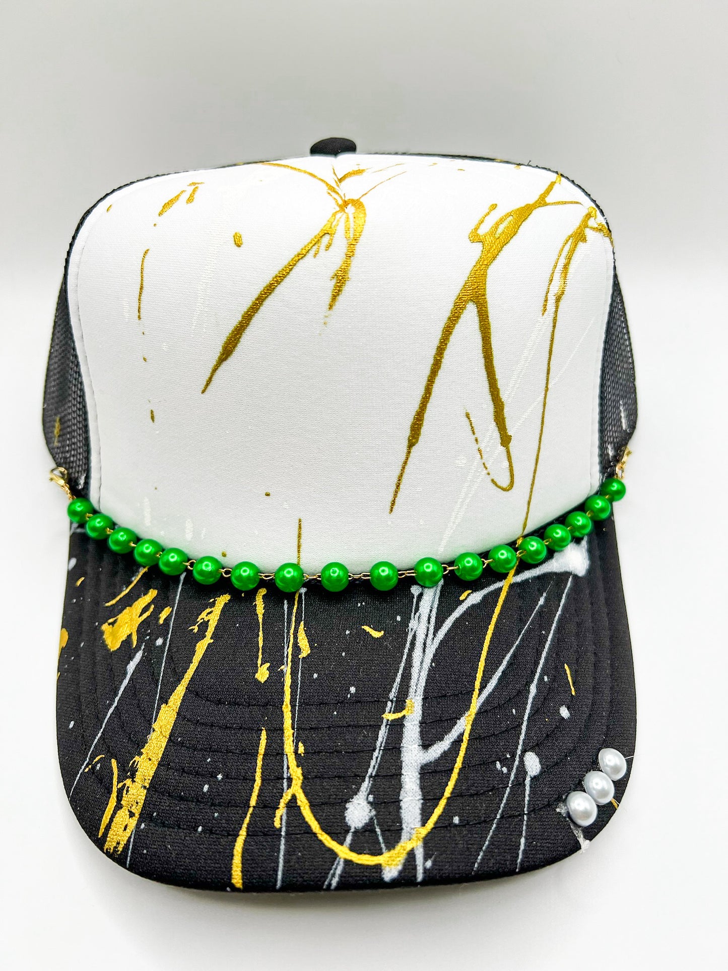 Pearl Trucker Hat Chains