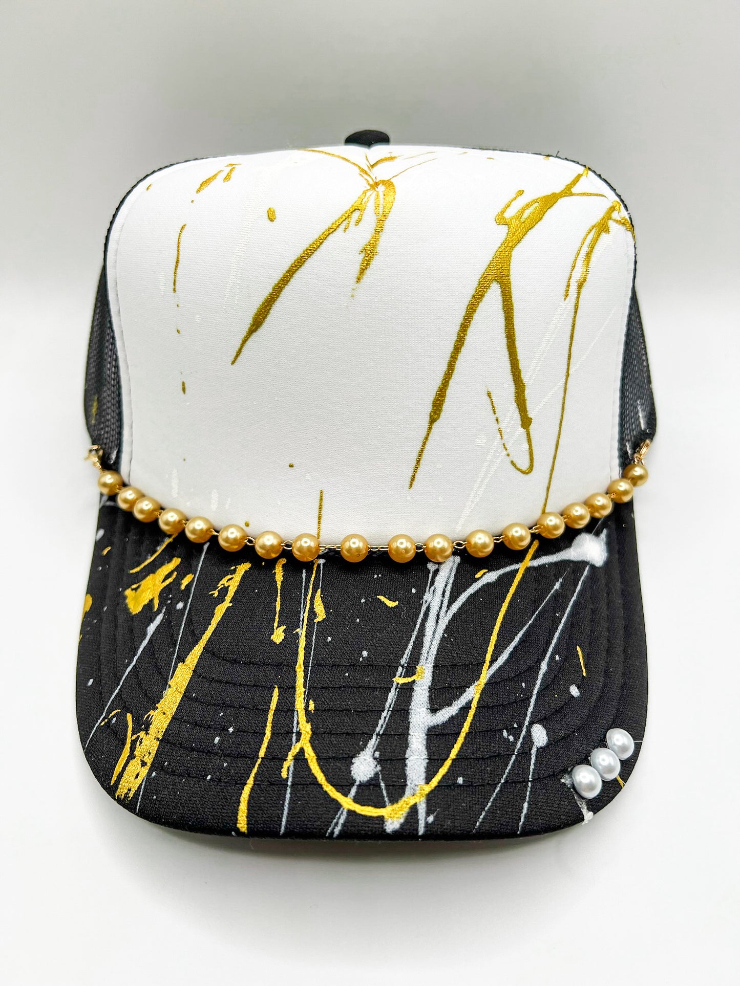 Pearl Trucker Hat Chains