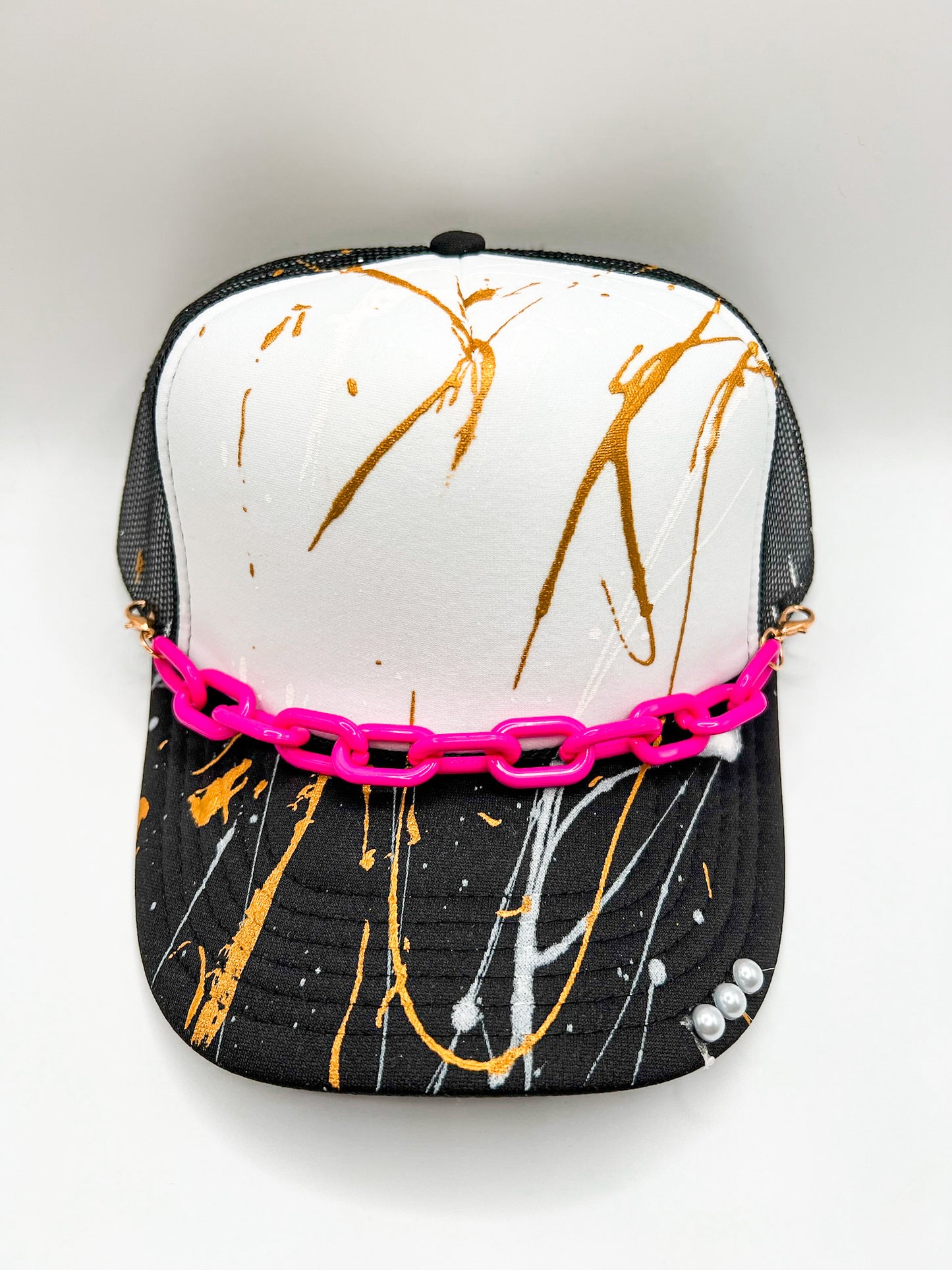 Hot Pink Hat Chain