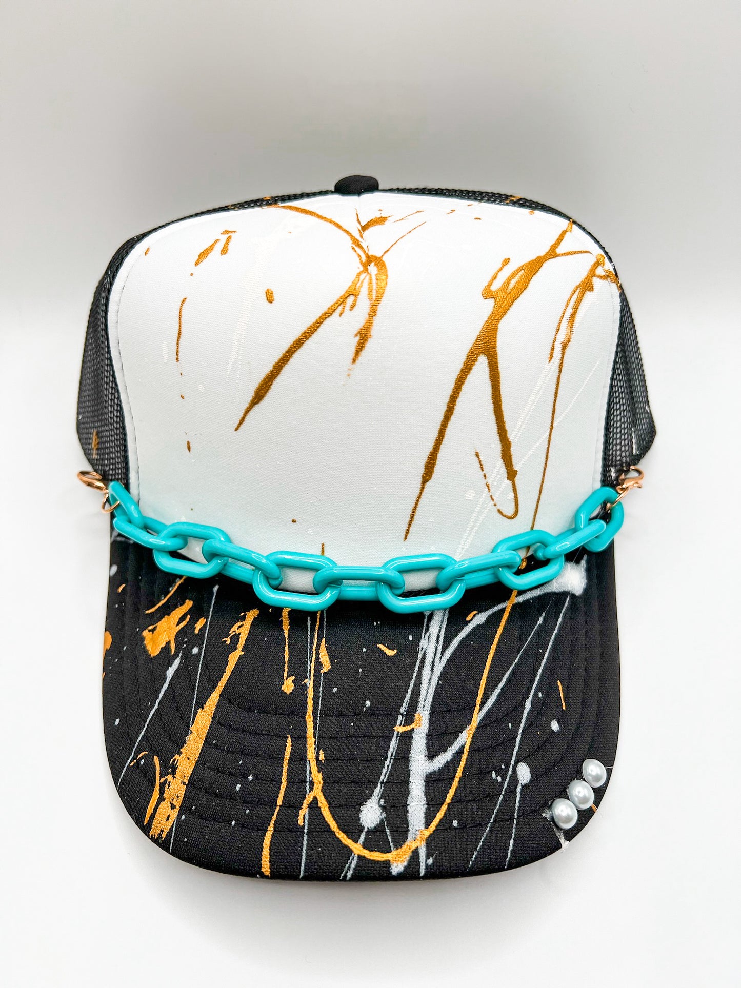 Turquoise Hat Chain