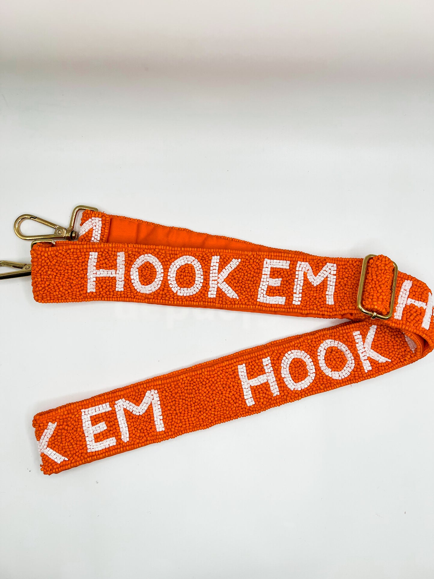 Beaded Purse Strap- Hook Em