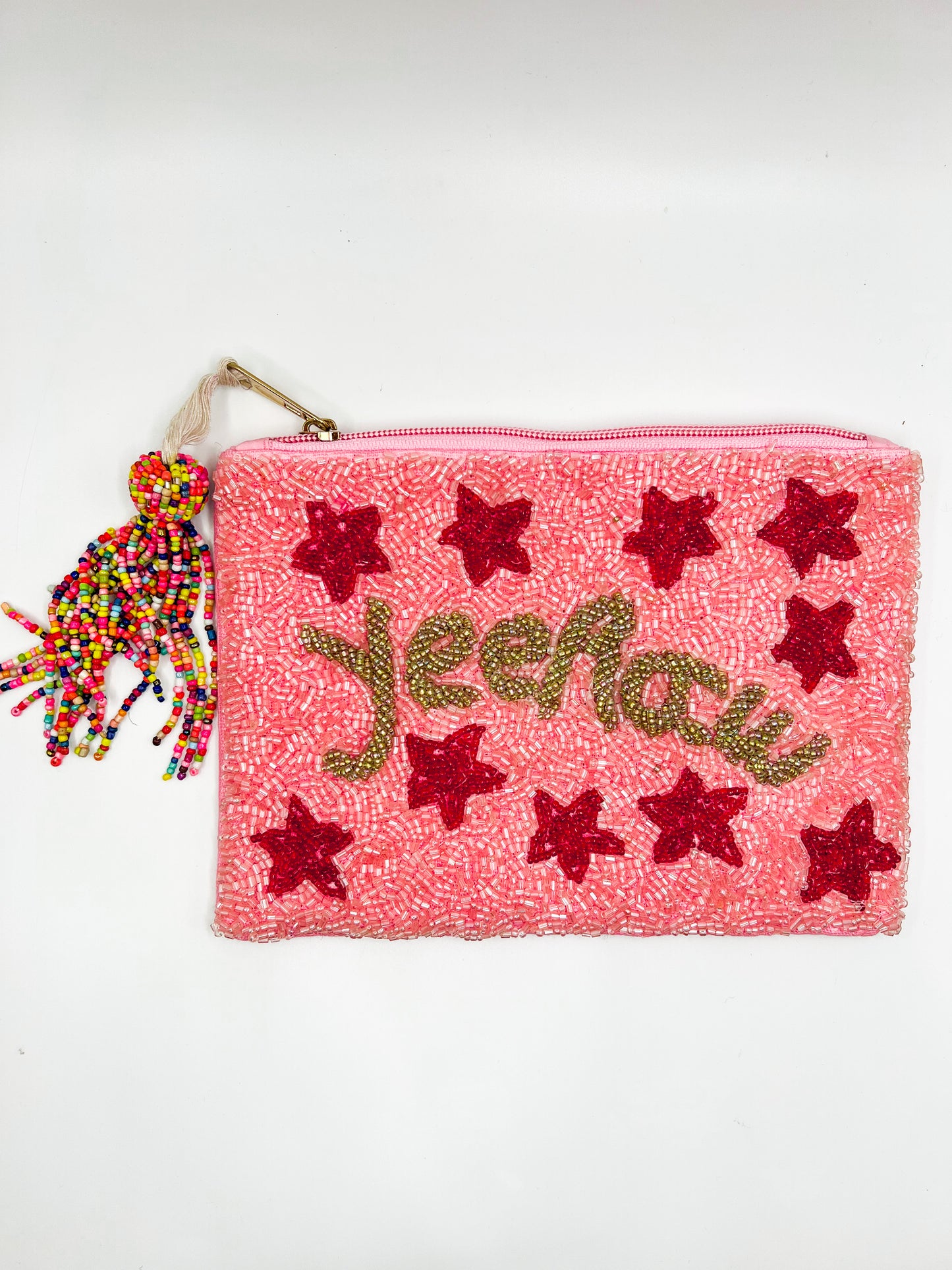 YeeHaw Coin Purse- Beaded Tassel
