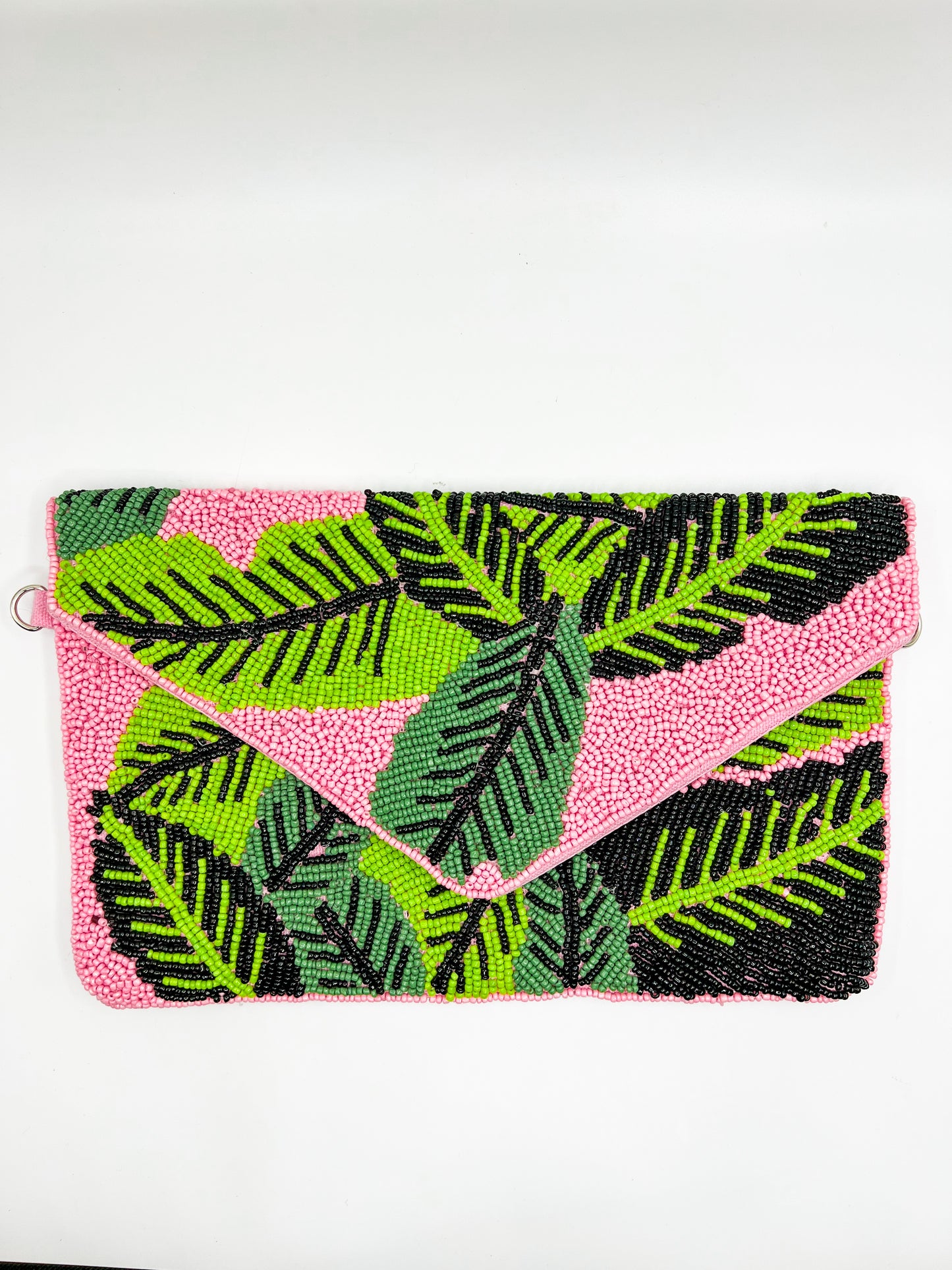 Palm Leaf Clutch Crossbody