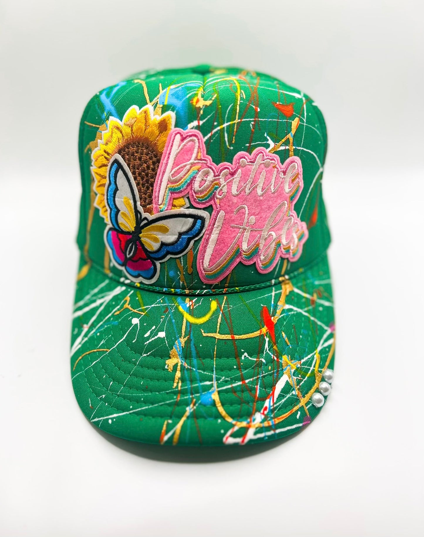 Positive Vibes Butterfly, Green