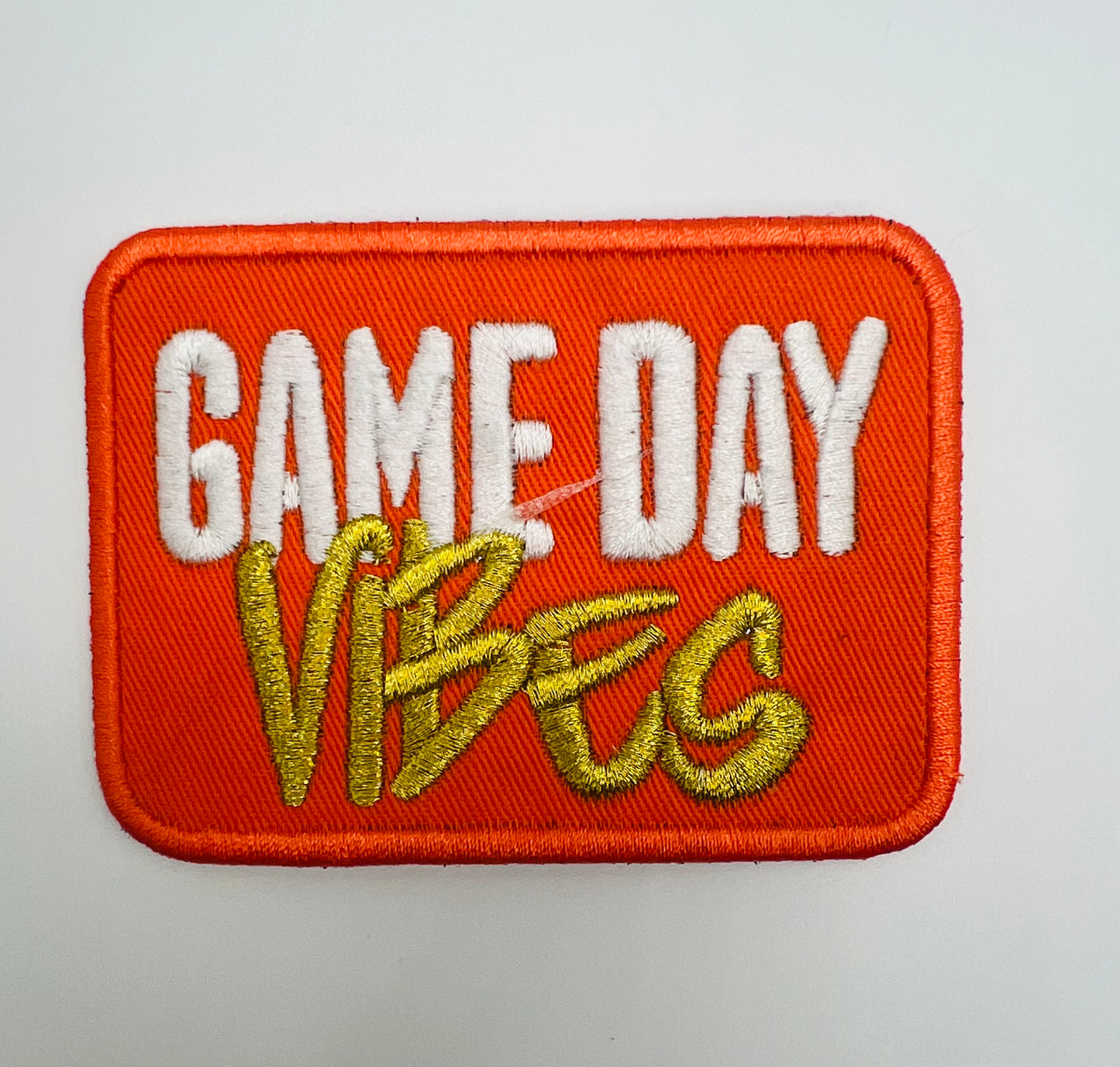 GAME DAY VIBES IRON ON PATCH
