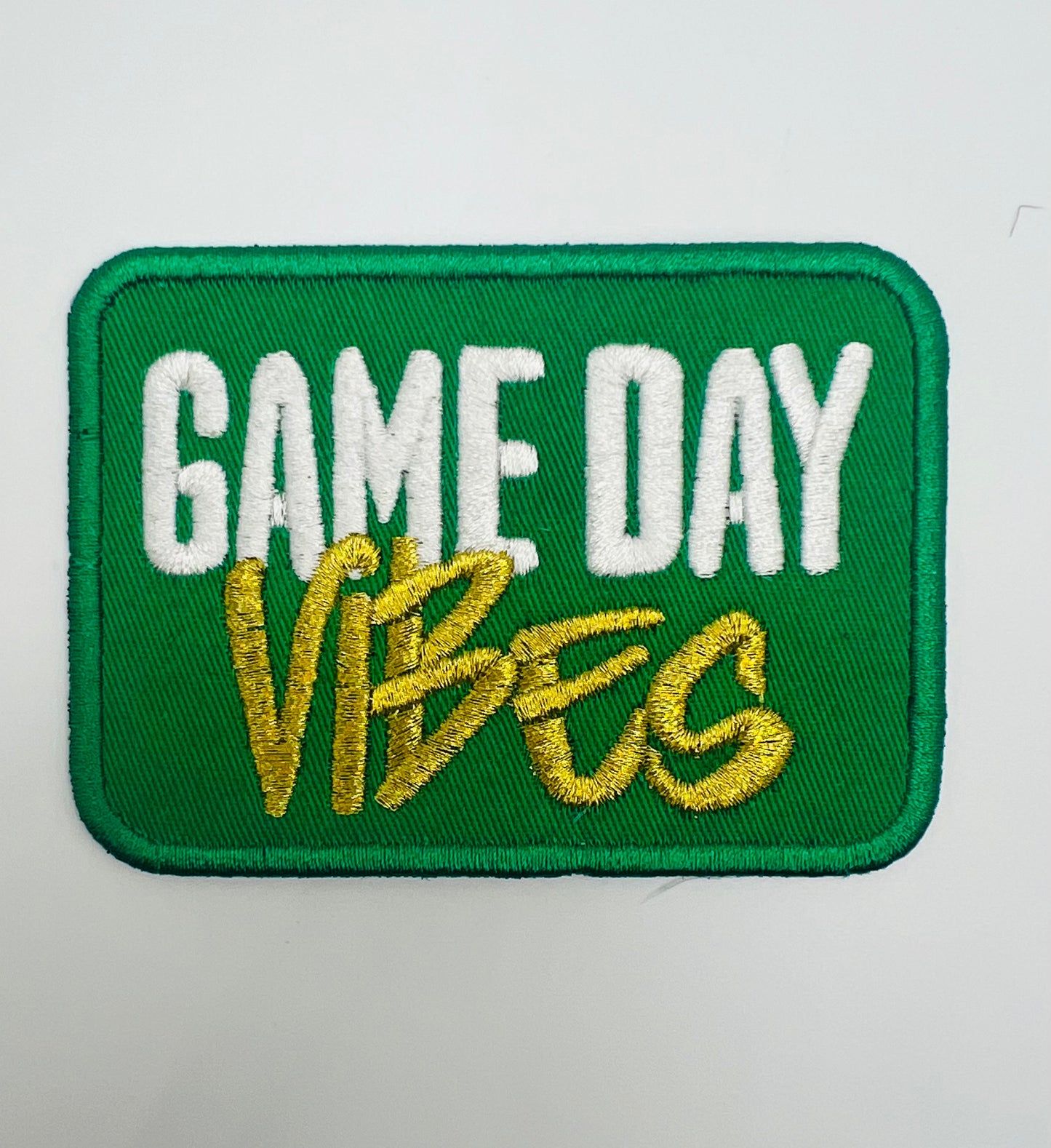 GAME DAY VIBES IRON ON PATCH