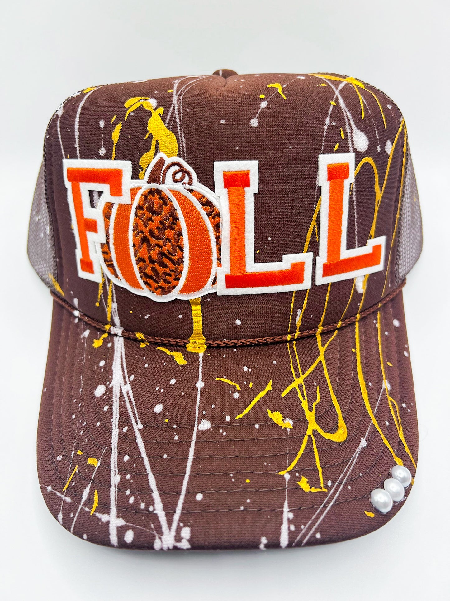 FALL Pumpkin - Brown Trucker Hat