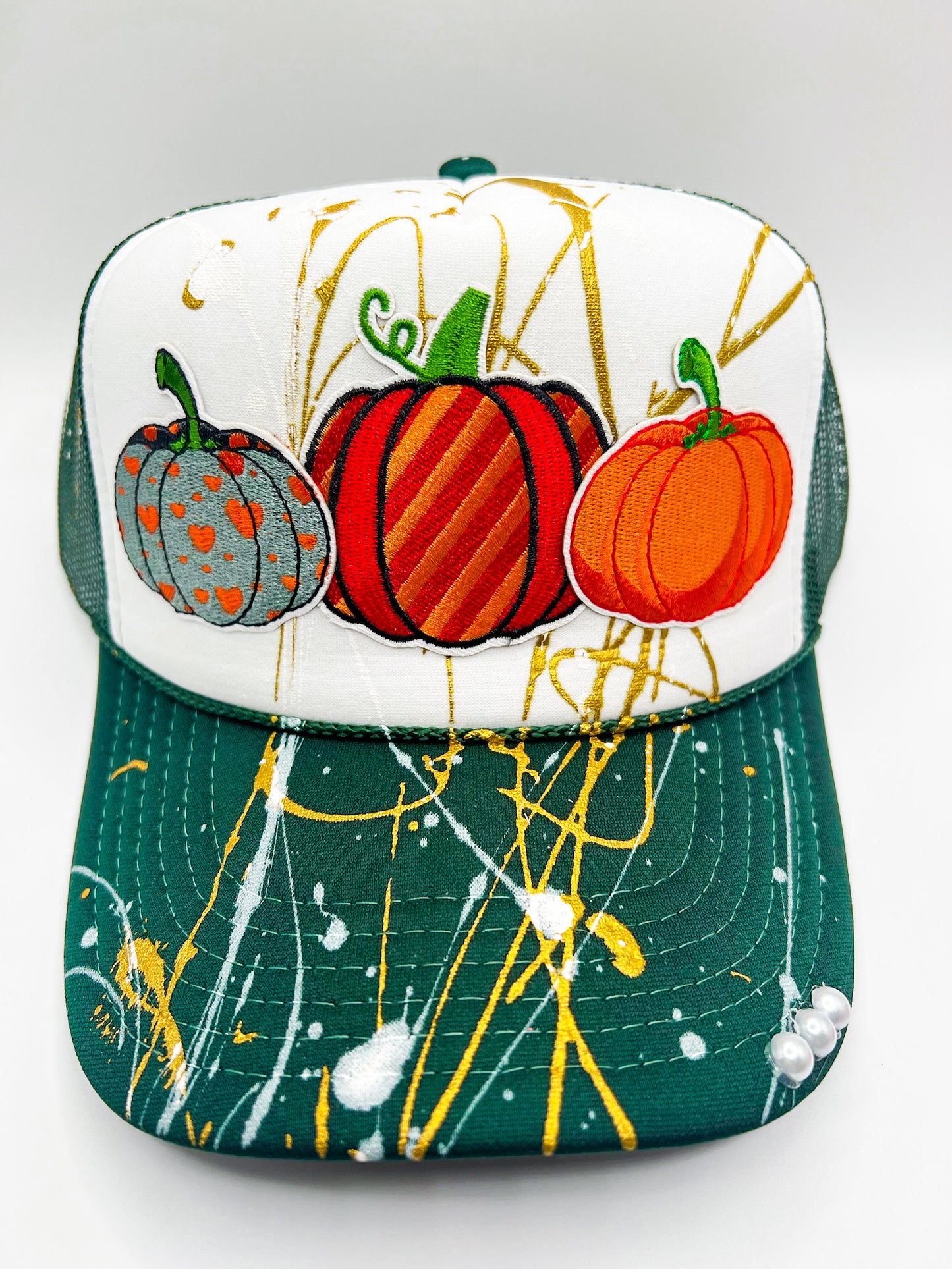 Pumpkin Fall Trucker Hats