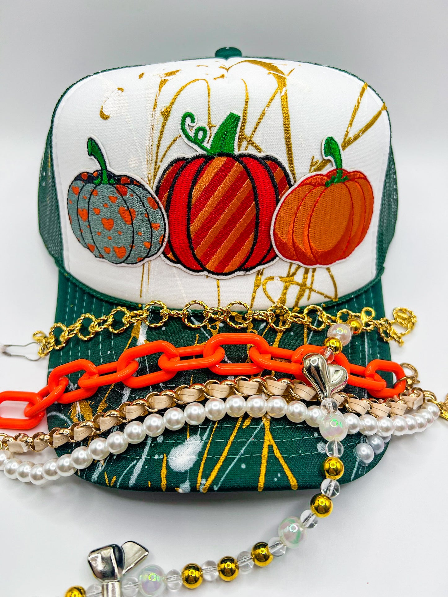 Pumpkin Fall Trucker Hats