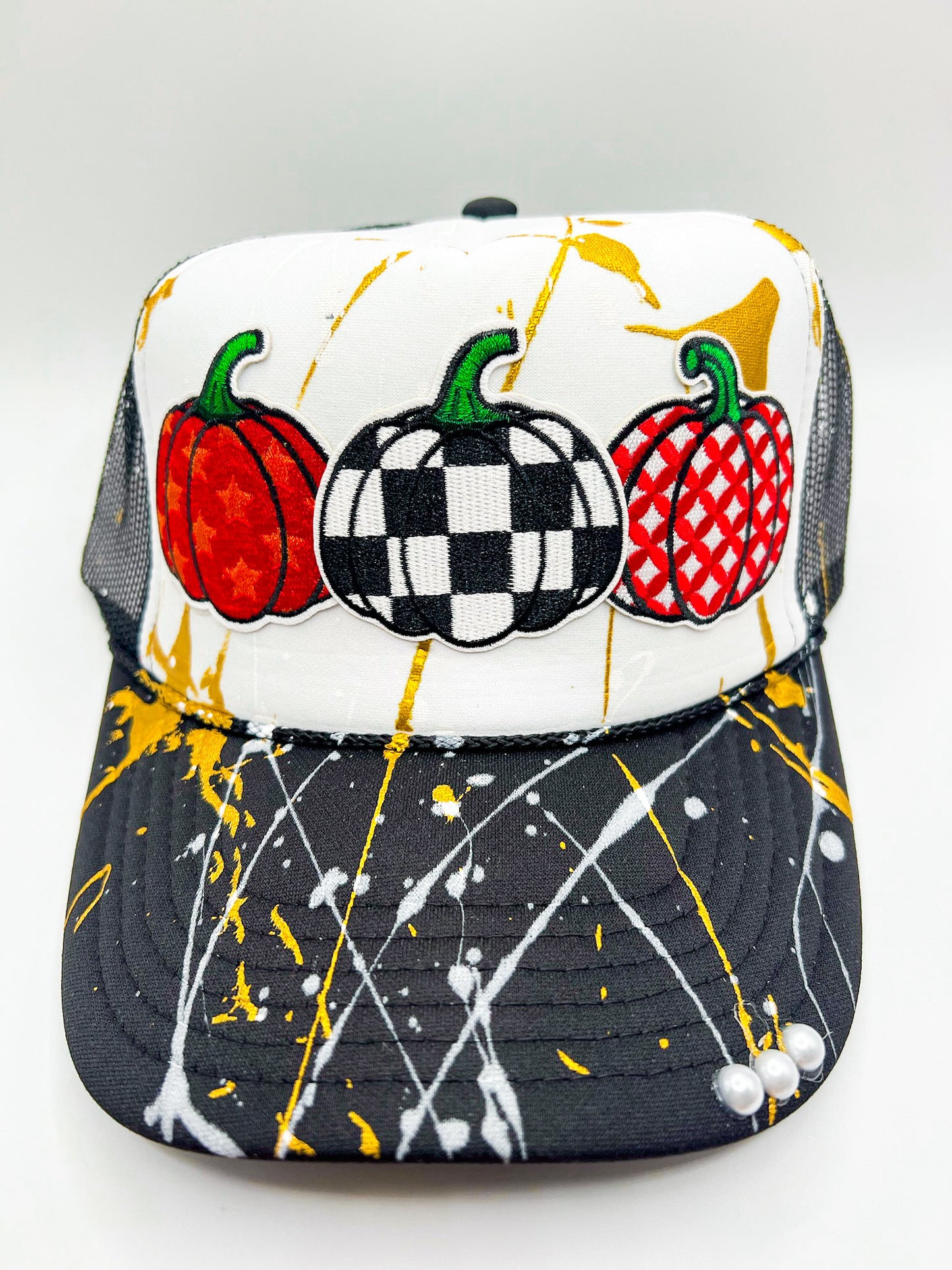 Pumpkin Fall Trucker Hats