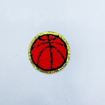 Small Basketball with Gold