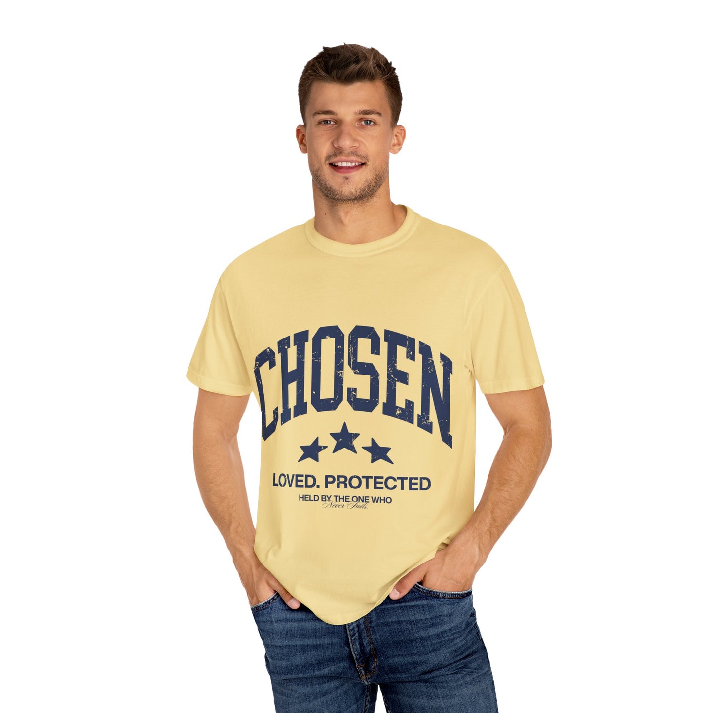 Chosen T-Shirt — "Chosen: Loved. Protected." Graphic Tee