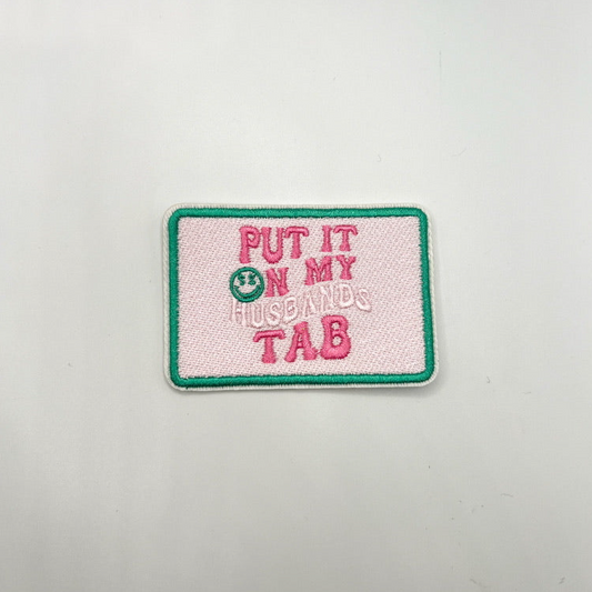 Put it on my Husbands Tab