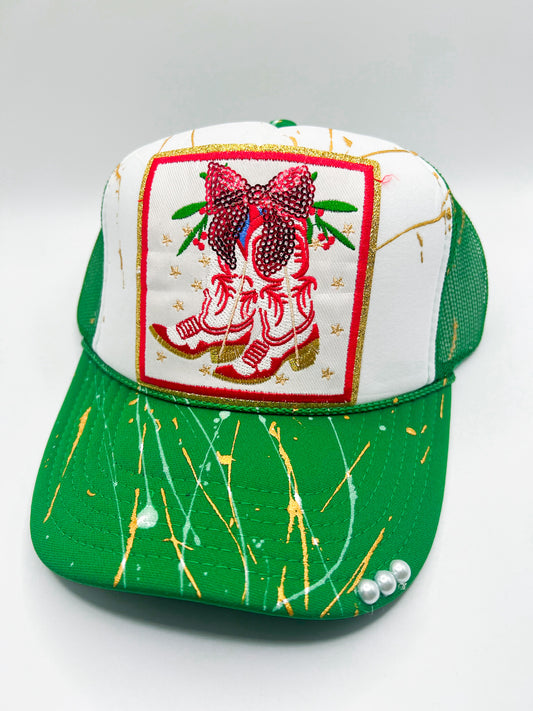 Christmas Boots and Bows