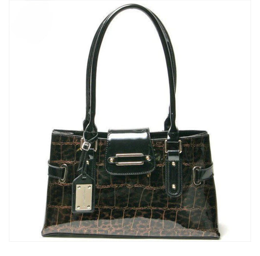 Lepard Patent Leather Bag