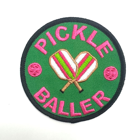 Pickle Baller Iron on Patch