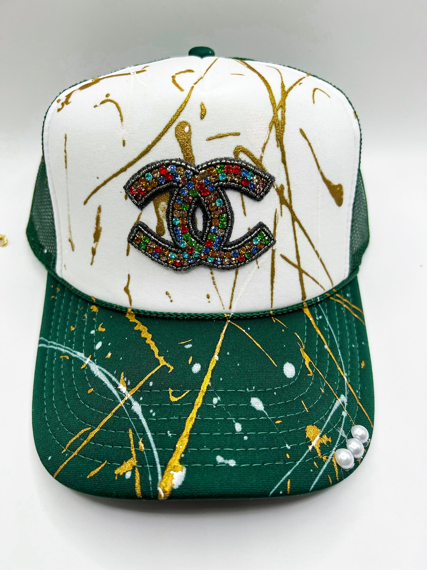 Multi Color Beaded CC - Trucker