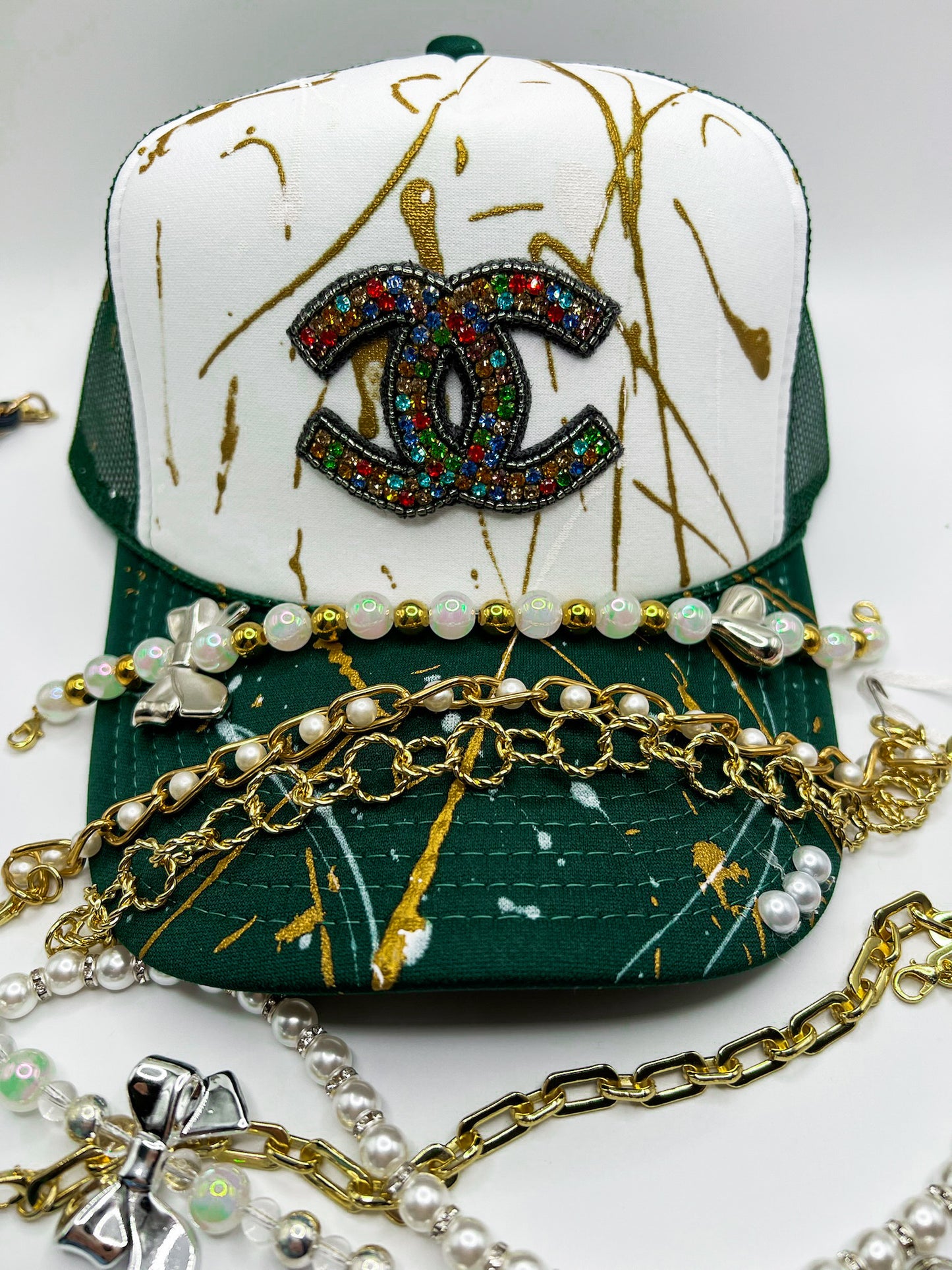 Multi Color Beaded CC - Trucker