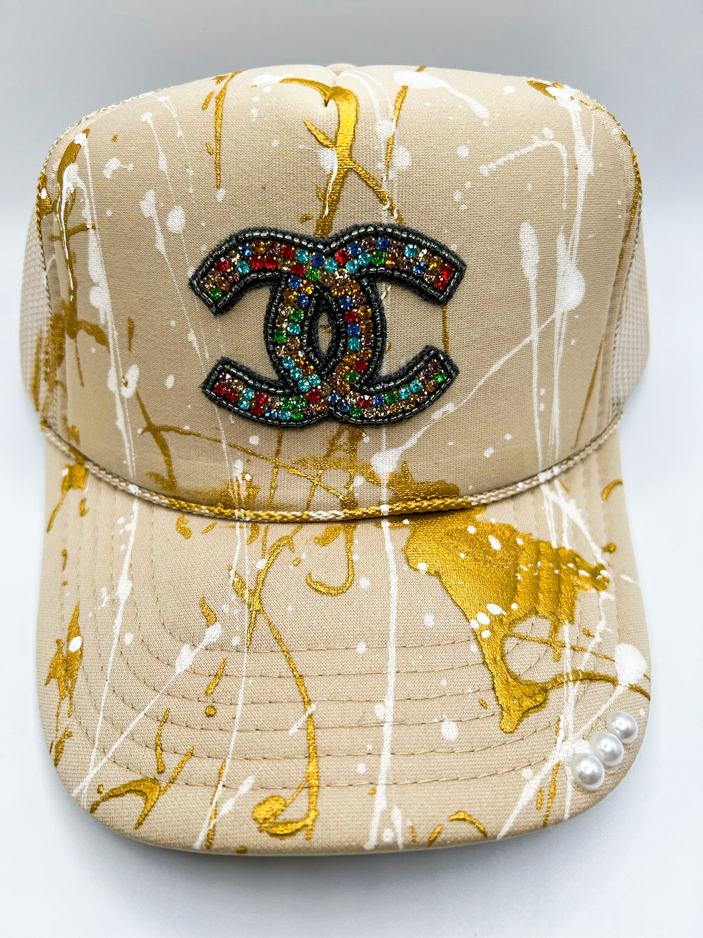 Multi Color Beaded CC - Trucker