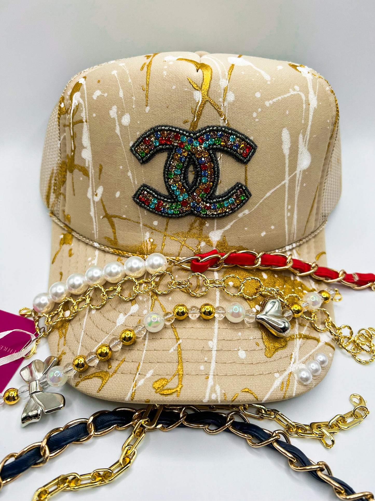 Multi Color Beaded CC - Trucker